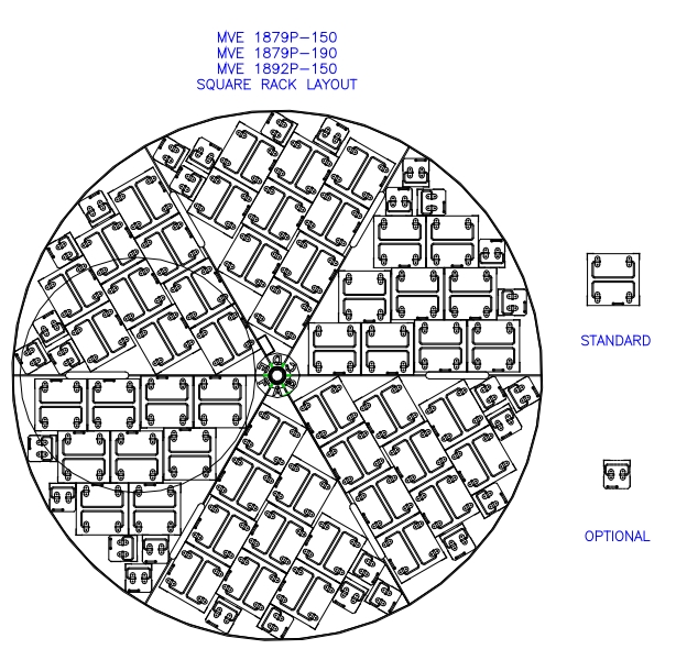 1800系列儲存平面圖 1800系列儲存平面圖